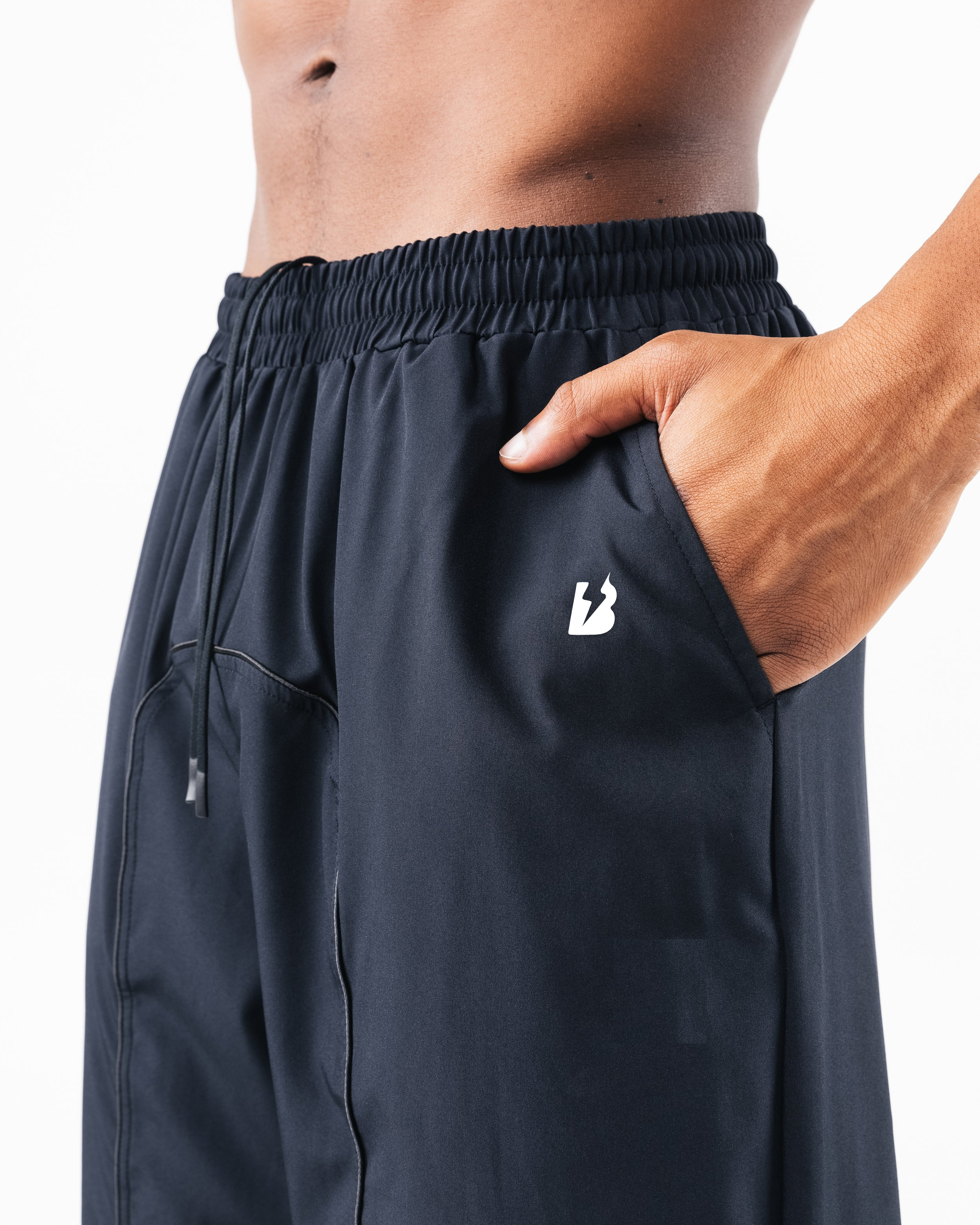 Relaxed Track Bottoms